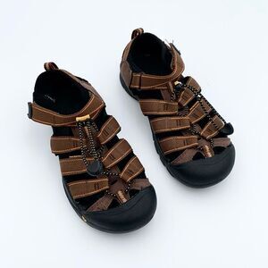 Keen Newport brown strap water hiking shoes mens size 6/38